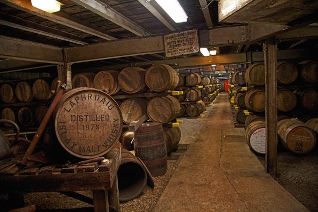 Whisky Barrels Unsplash