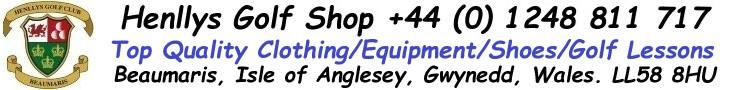 Henllys Golf Shop 27.05.25 Henllys Golf Shop & Lessons Beaumaris