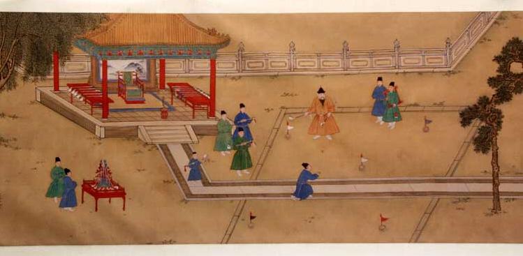 Ming Emperor Xuande playing Chuiwan History Of Golf PlaceNames