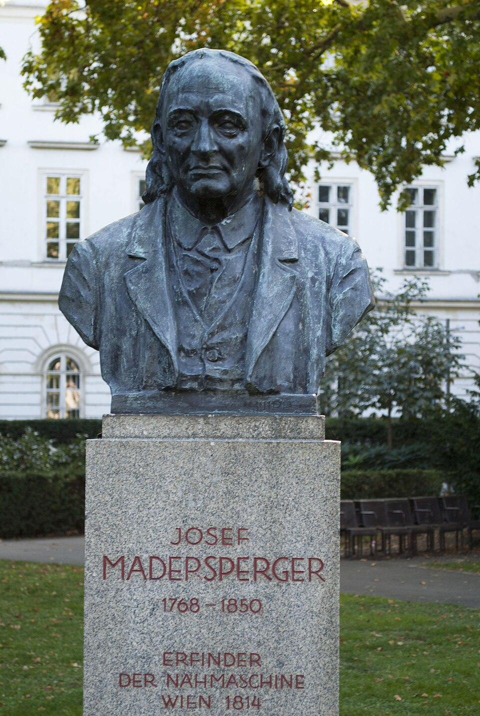 PlaceNames Josef Madersperger Born 1768 Kufstein, Austria. Died 02.10.1850