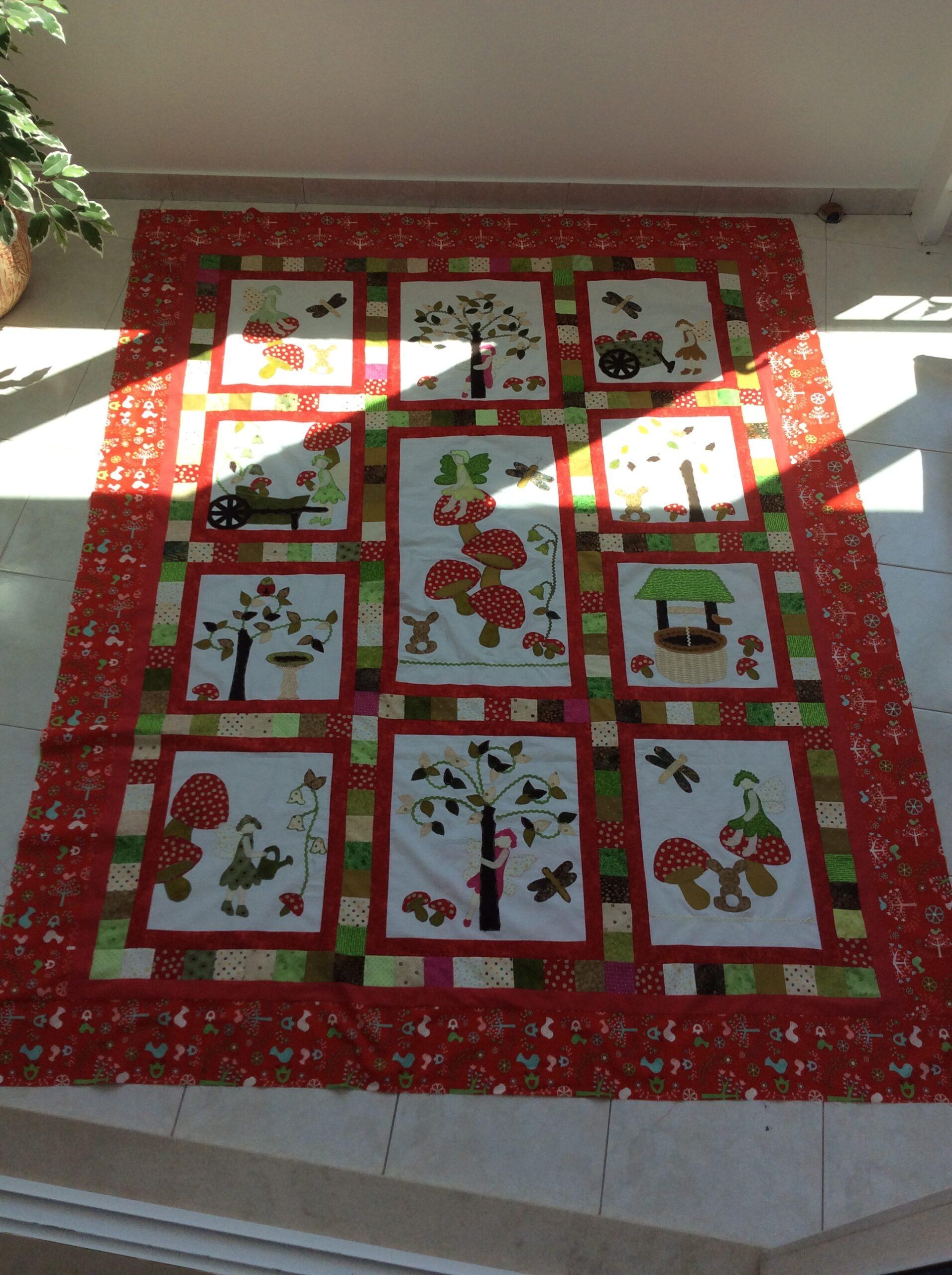 Quilt Block Quilt with Applique